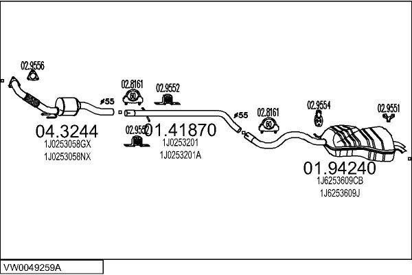 MTS VW0049259A015460