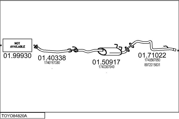 MTS TOYO84820A005697