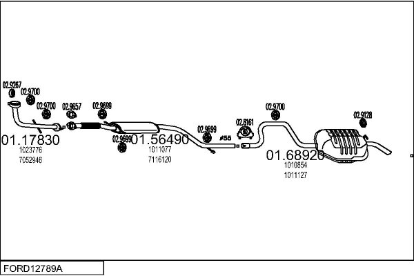 MTS FORD12789A001296