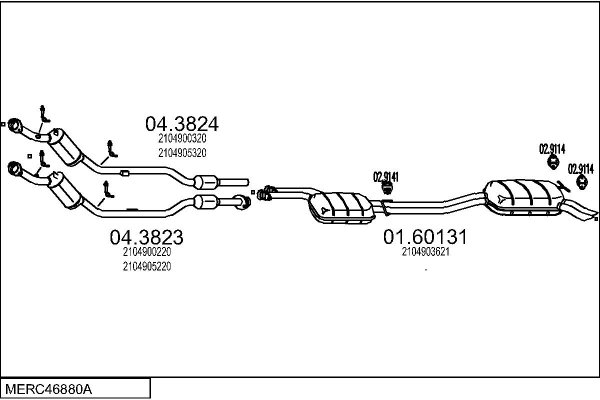 MTS MERC46880A008688