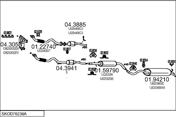 MTS SKOD76238A015917