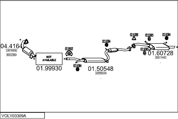 MTS VOLV03309A014957