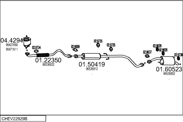 MTS CHEV22929B018531