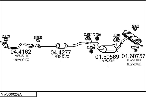 MTS VW0009259A017743