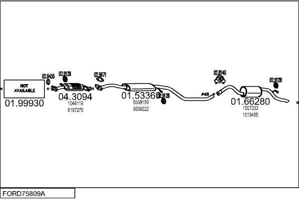 MTS FORD75809A001089