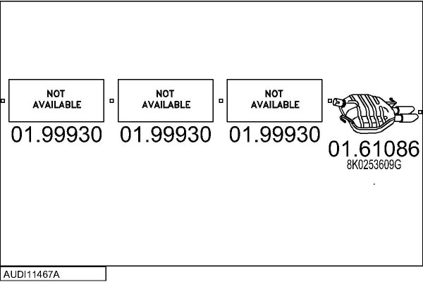 MTS AUDI11467A115108
