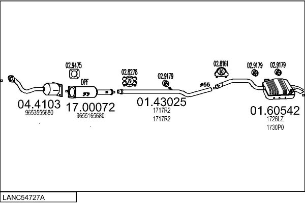 MTS LANC54727A005883