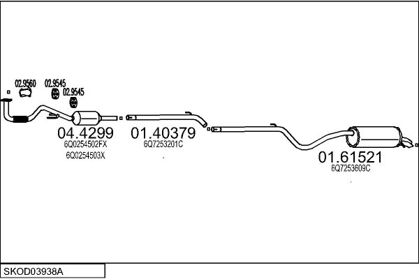 MTS SKOD03938A019276