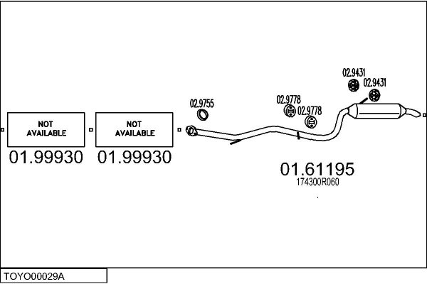 MTS TOYO00029A014018