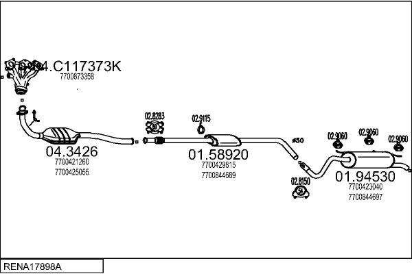MTS RENA17898A057687