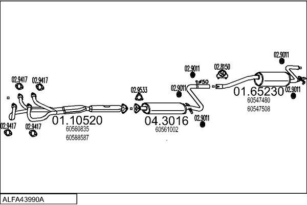 MTS ALFA43990A000115