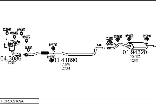 MTS FORD02189A005801