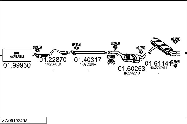 MTS VW0019249A019467