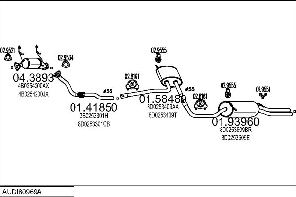 MTS AUDI80969A004615
