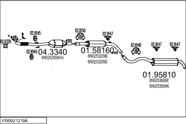 MTS VW0021219A014174