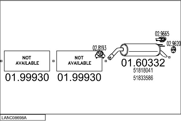 MTS LANC08698A009365