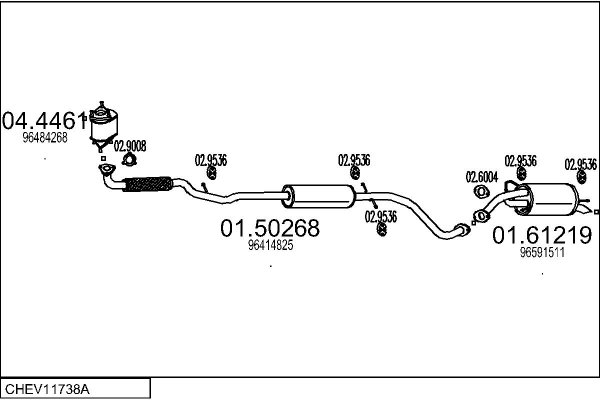 MTS CHEV11738A000503