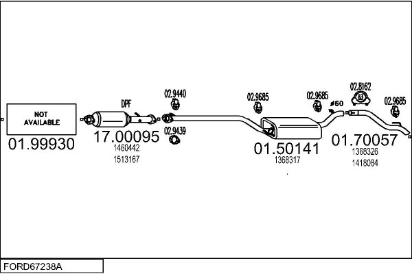 MTS FORD67238A030406