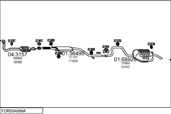 MTS FORD04068A005344