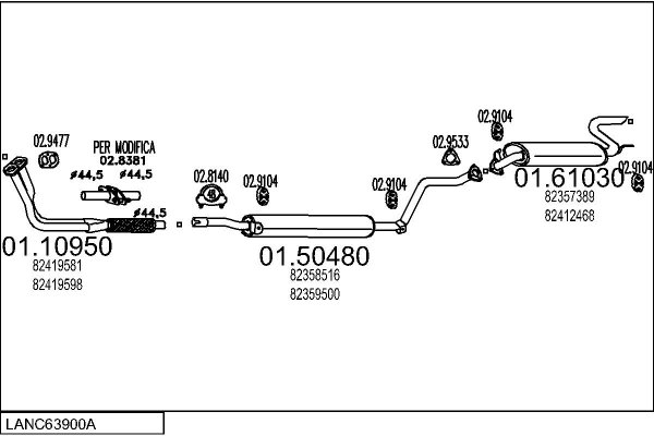MTS LANC63900A002669