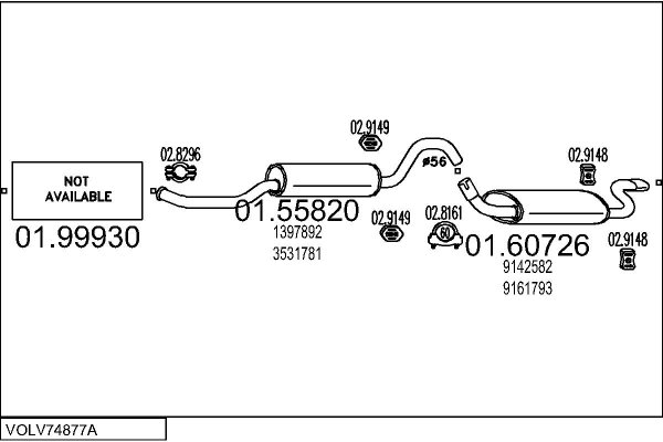 MTS VOLV74877A007264