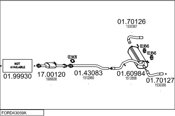 MTS FORD43059A033338