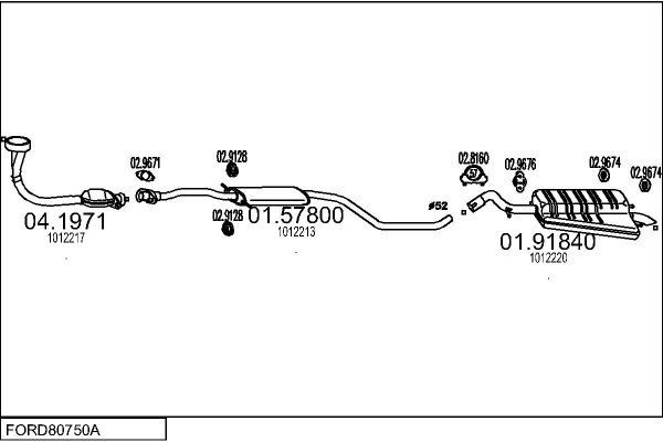 MTS FORD80750A001102
