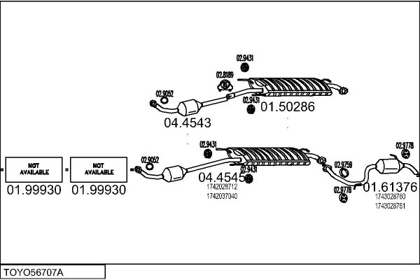 MTS TOYO56707A050843