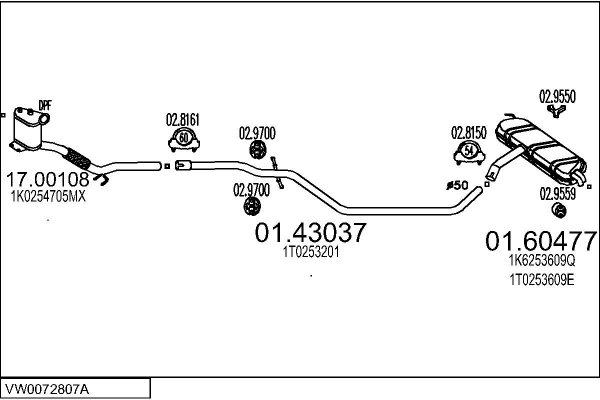 MTS VW0072807A018700