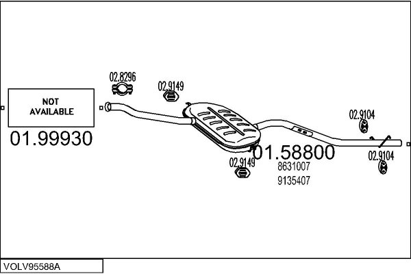 MTS VOLV95588A009510