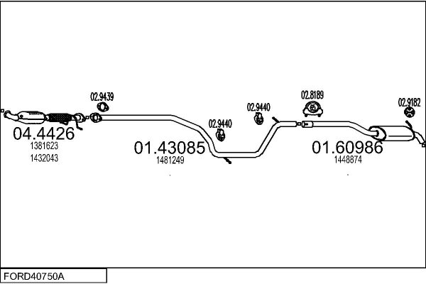 MTS FORD40750A022510
