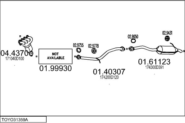 MTS TOYO31359A022470