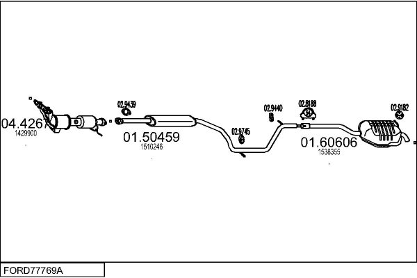 MTS FORD77769A022515