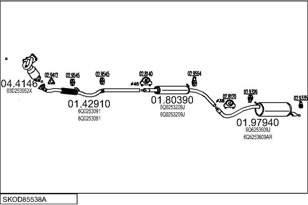 MTS SKOD85538A018149