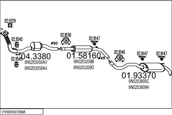 MTS VW0050788A014176