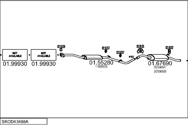 MTS SKOD43488A003035