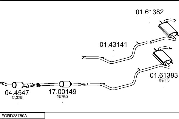 MTS FORD28750A008206