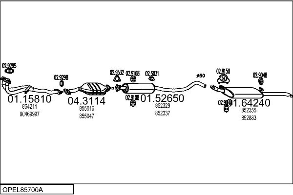 MTS OPEL85700A001016
