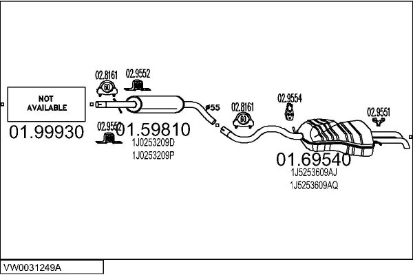 MTS VW0031249A016348