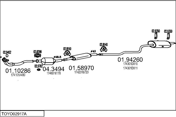 MTS TOYO02917A008328
