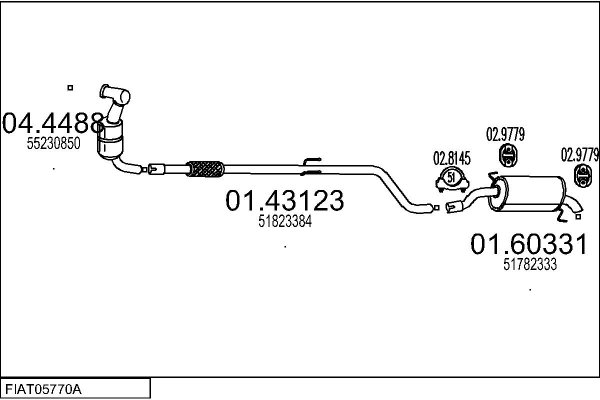 MTS FIAT05770A009158