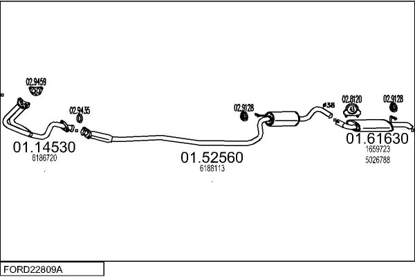 MTS FORD22809A008302