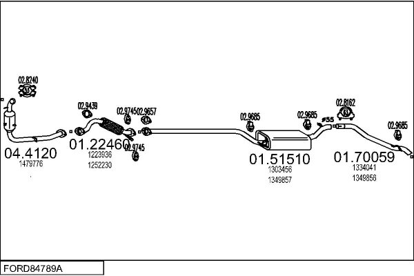 MTS FORD84789A018519