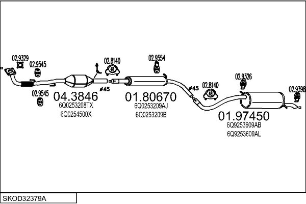 MTS SKOD32379A015503