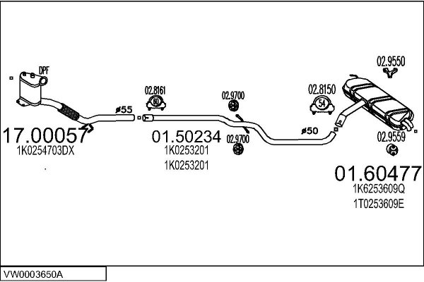 MTS VW0003650A018392