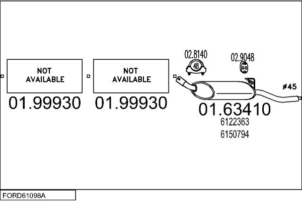 MTS FORD61098A001416