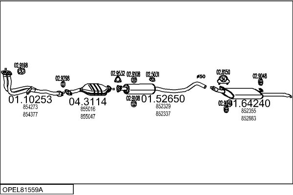 MTS OPEL81559A001016