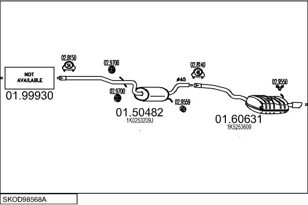 MTS SKOD98568A005017