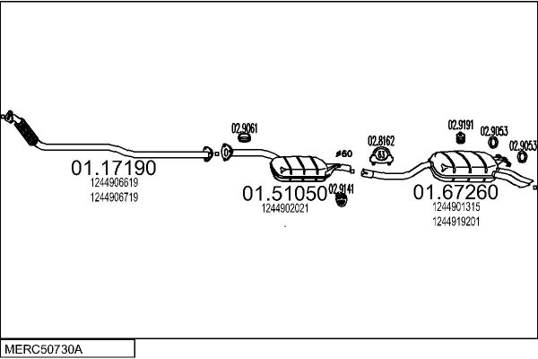MTS MERC50730A000462