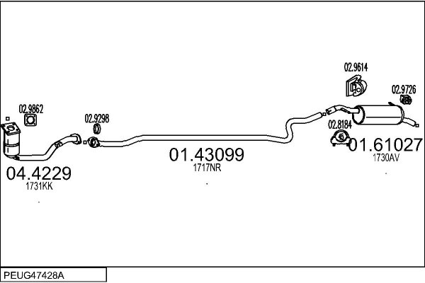 MTS PEUG47428A132551